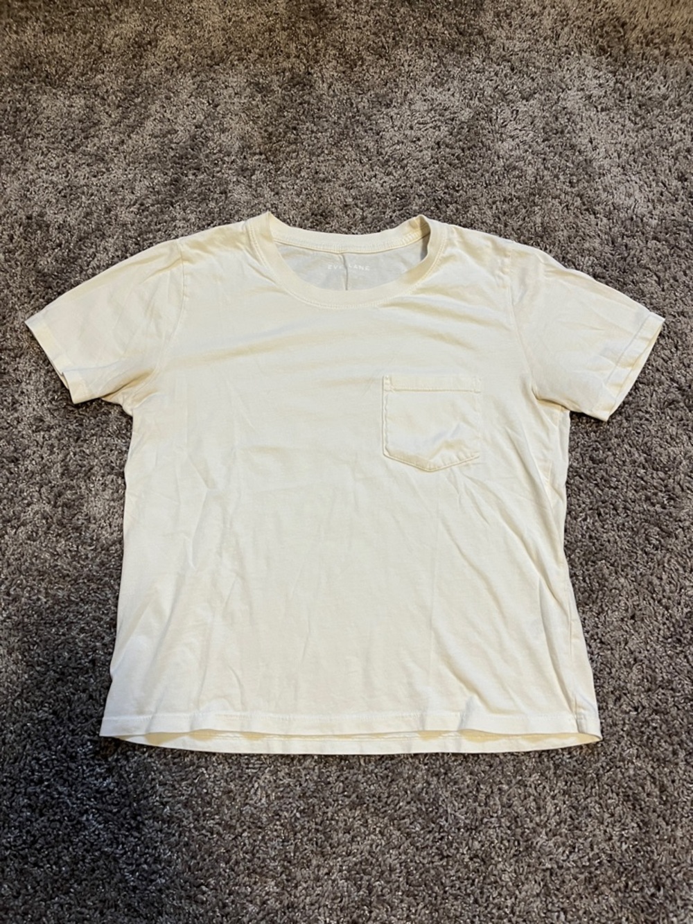 Everlane Off-White Crewneck Tee
